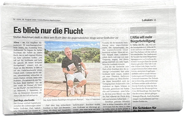 Costa Blanca Nachrichten: Deutscher liest in Altea